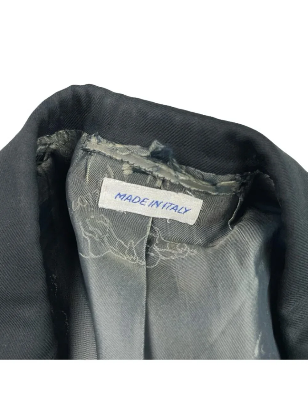 Brioni Men's Nomentano 100% Wool 2-Button Blazer Shiny Black • Italy • 44R US